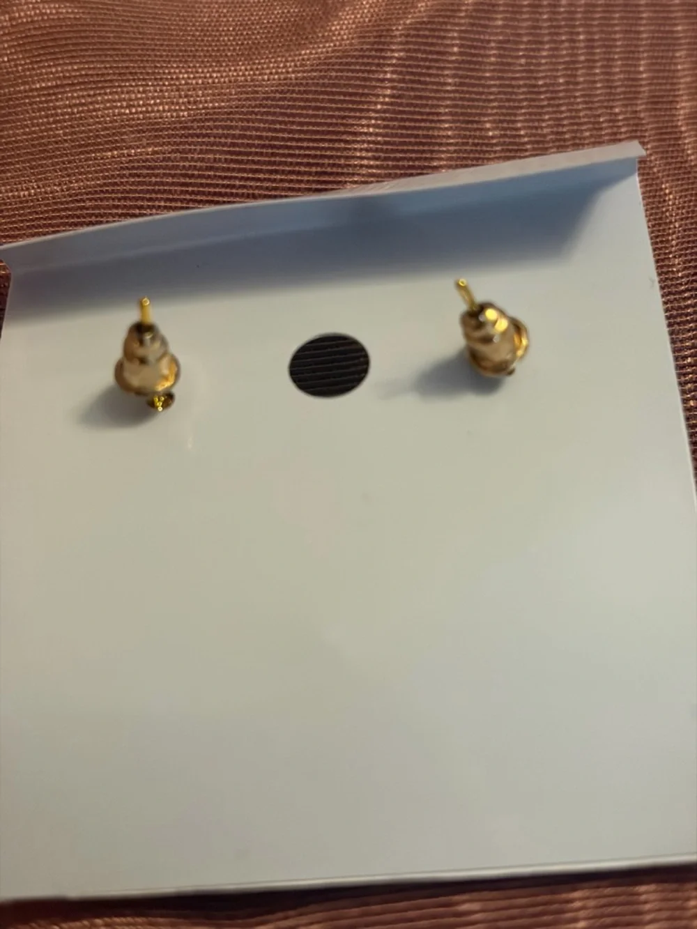 Top to Top Pastel NWT Gold and Clear Crystal Cluster Earrings Size 1 1/4”